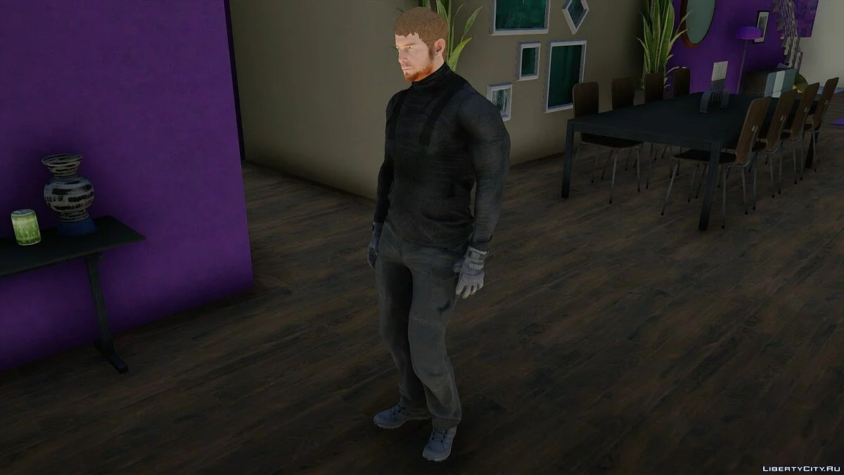 Chris Redfield de Resident Evil 8: Village / GTA San Andreas