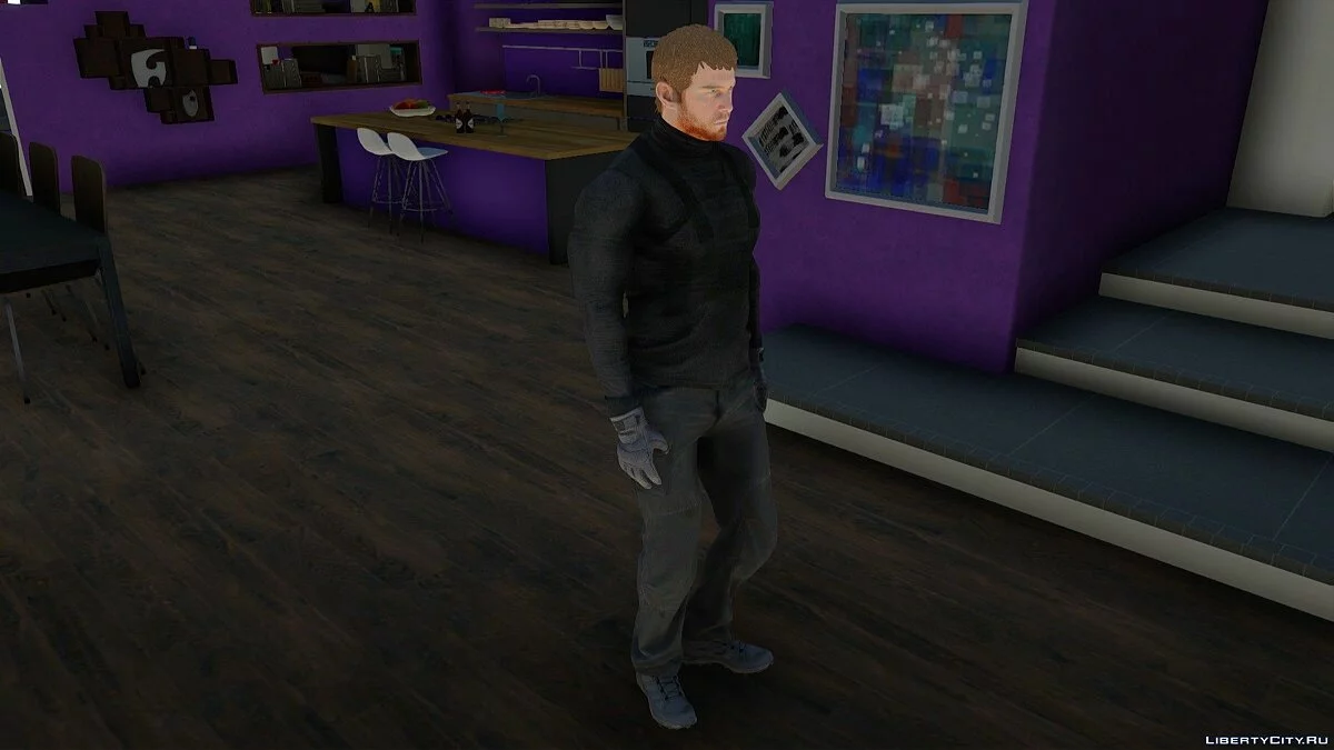 Chris Redfield de Resident Evil 8: Village / GTA San Andreas