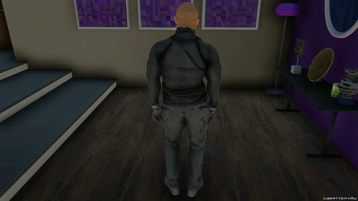 Chris Redfield de Resident Evil 8: Village / GTA San Andreas