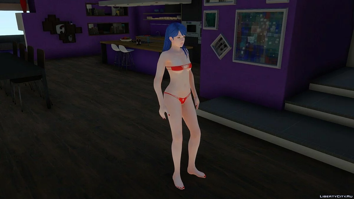 Лобелия в Бикини из Dead or Alive Xtreme: Venus Vacation / GTA San Andreas