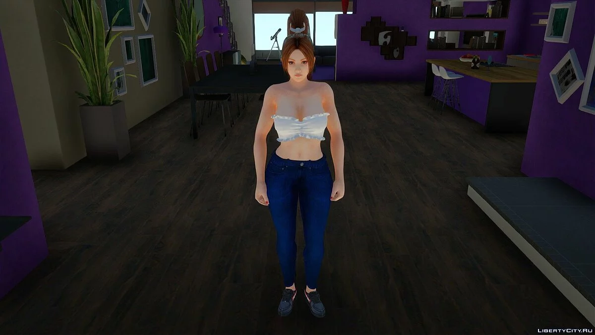 Mai Shiranui in Alltagskleidung v12 / GTA San Andreas