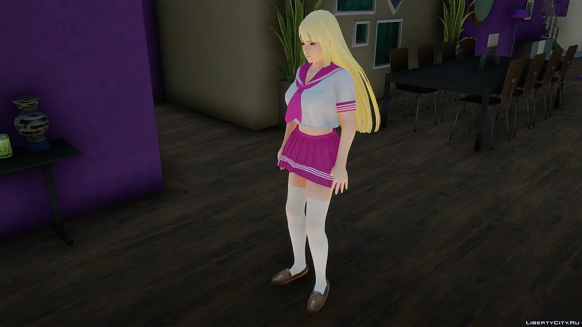 Marie Rose dalam Seragam Sekolah / GTA San Andreas
