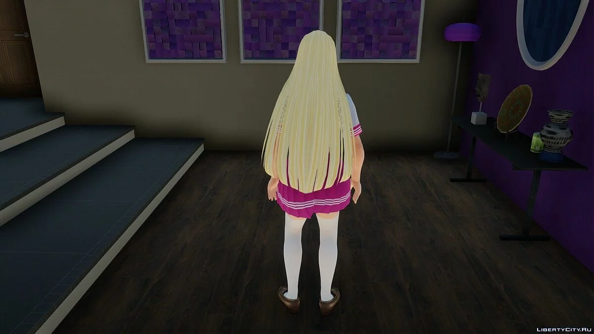 Marie Rose dalam Seragam Sekolah / GTA San Andreas
