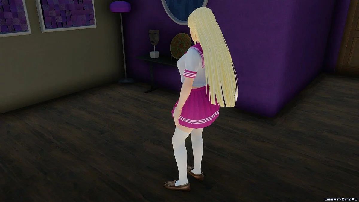 Marie Rose dalam Seragam Sekolah / GTA San Andreas
