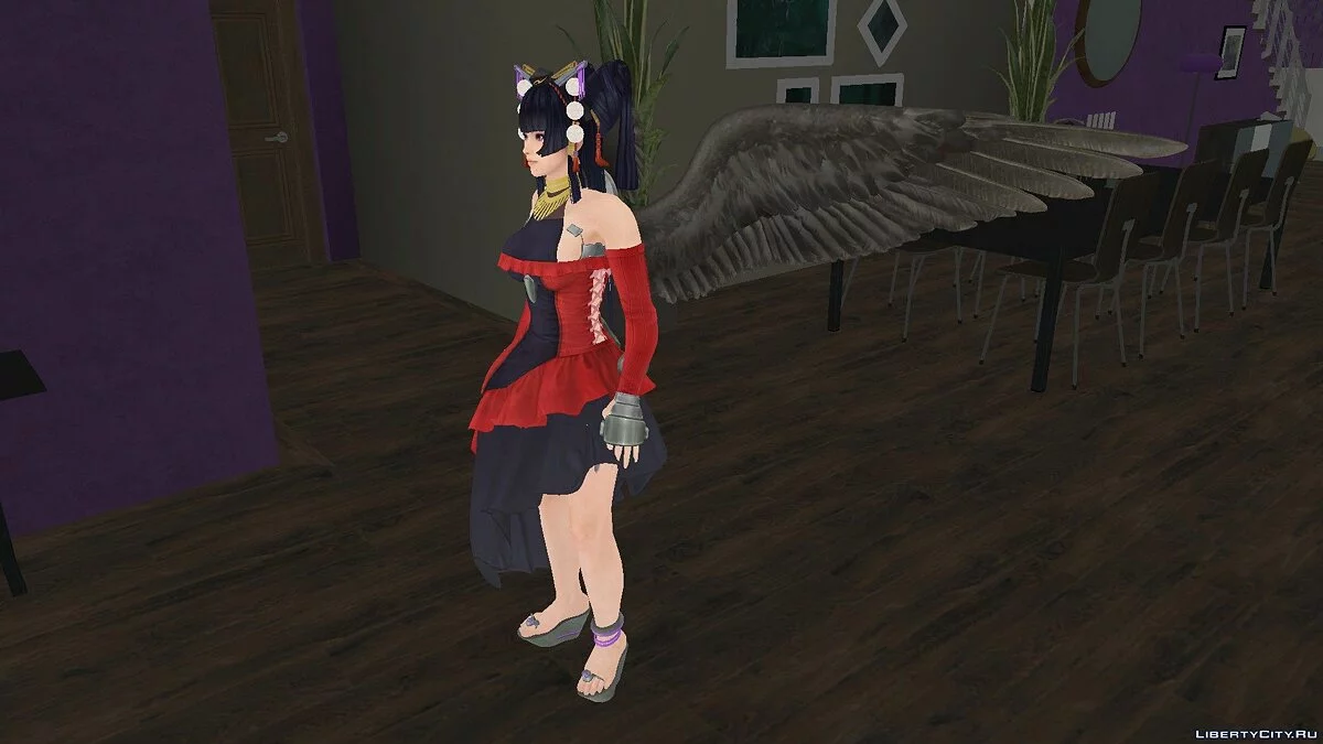 Nyotengu from Dead or Alive 5 Last Round / GTA San Andreas