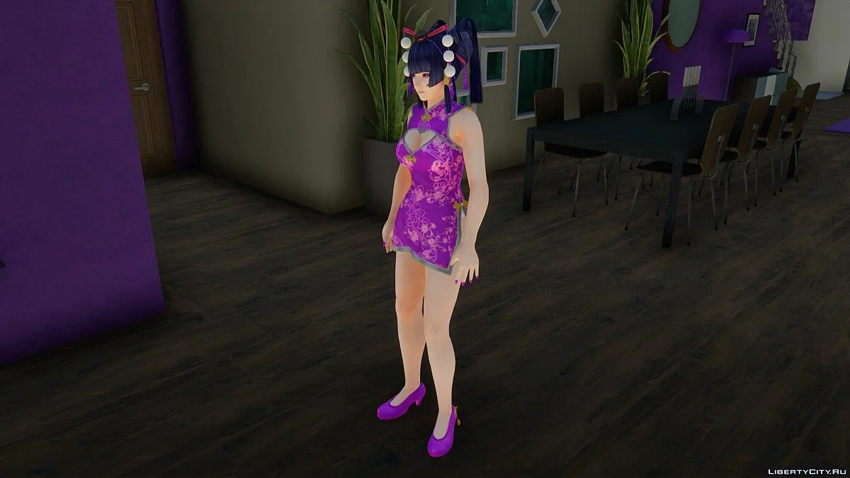 Nyotengu im Mandarin-Kleid / GTA San Andreas