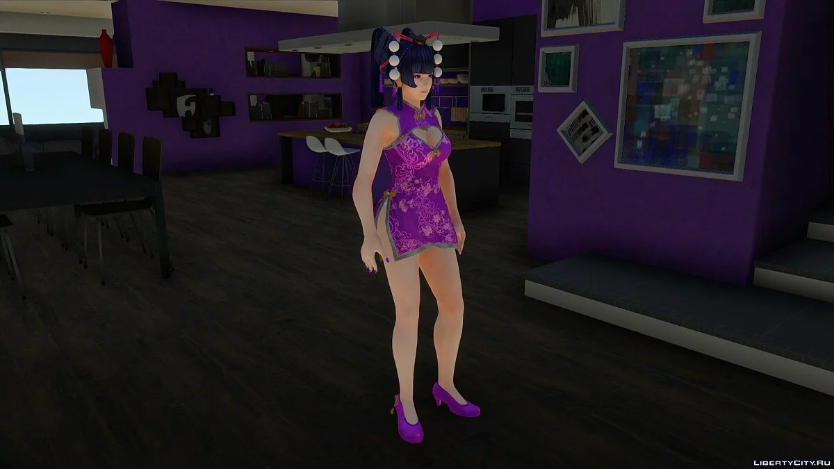 Nyotengu im Mandarin-Kleid / GTA San Andreas