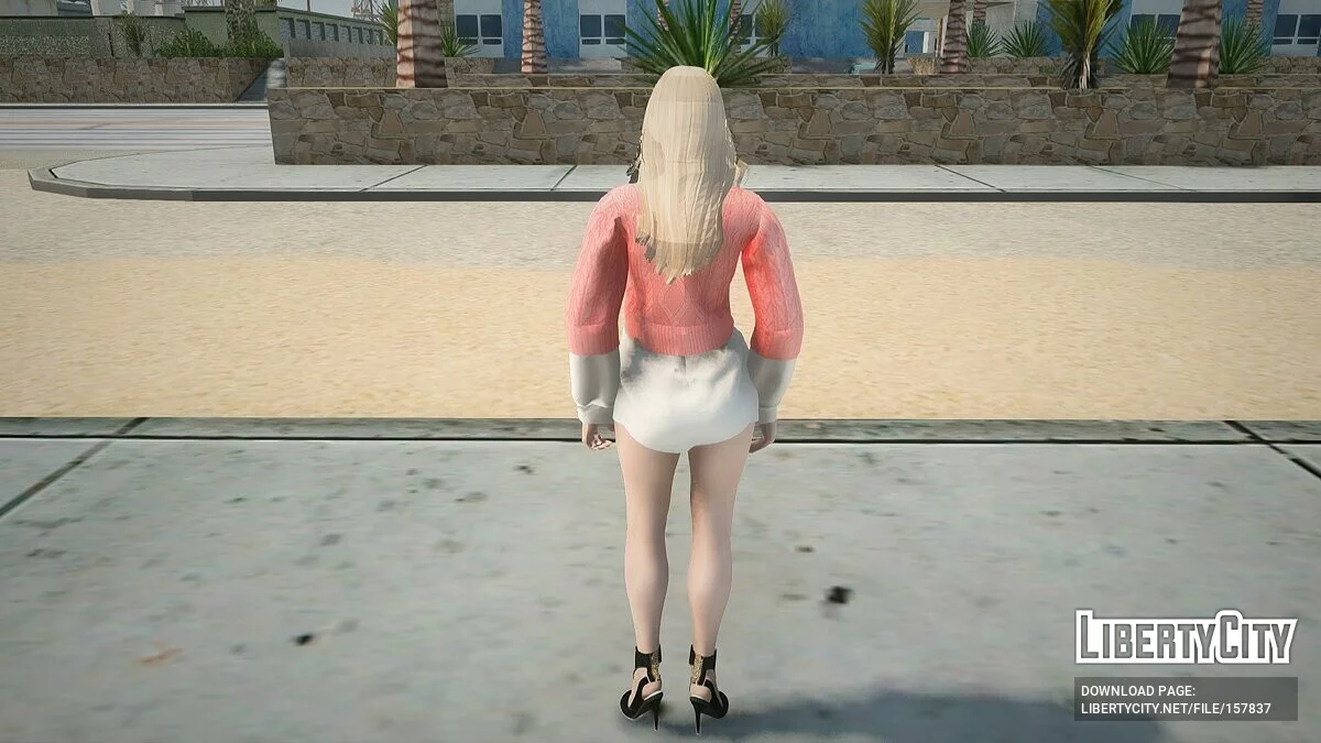 Рейчел у повсякденному одязі v4 / GTA San Andreas