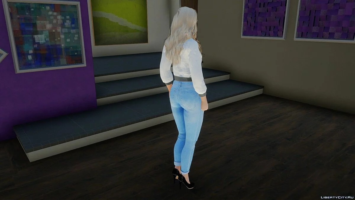 Sarah Bryant em roupas casuais v3 / GTA San Andreas