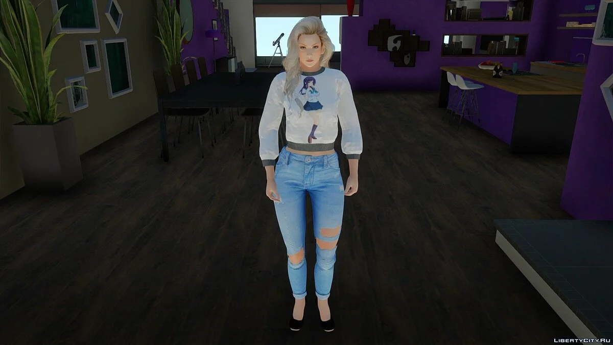 Sarah Bryant em roupas casuais v3 / GTA San Andreas