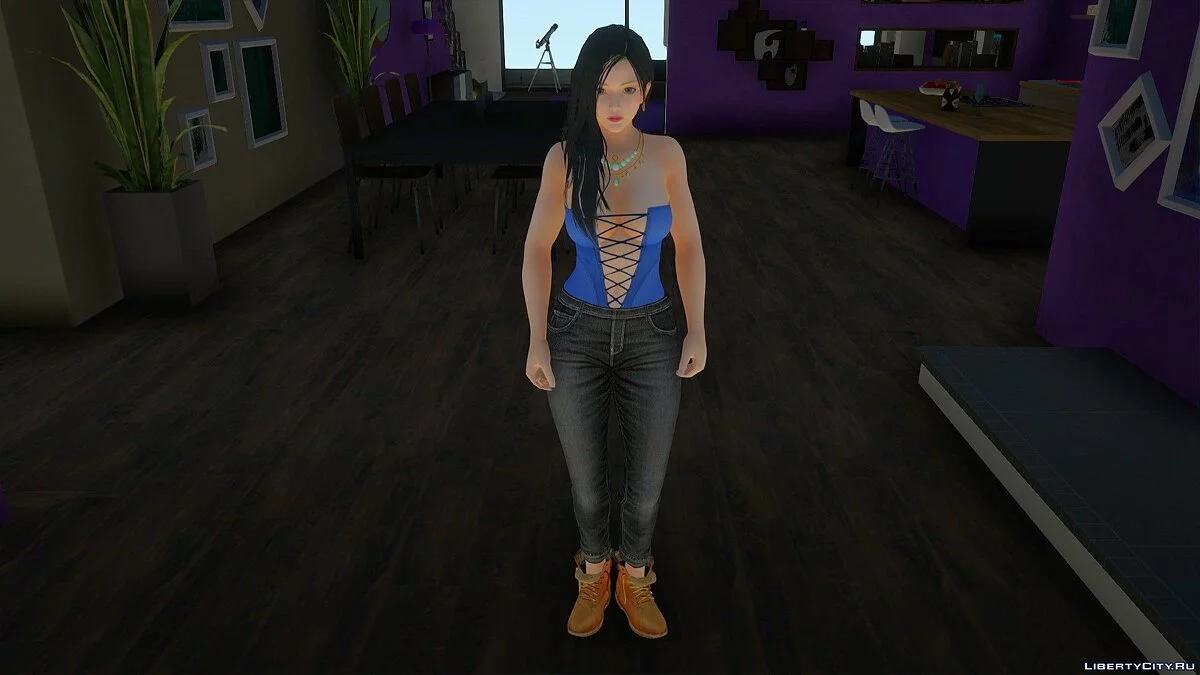 Tamaki in casual clothes v6 / GTA San Andreas
