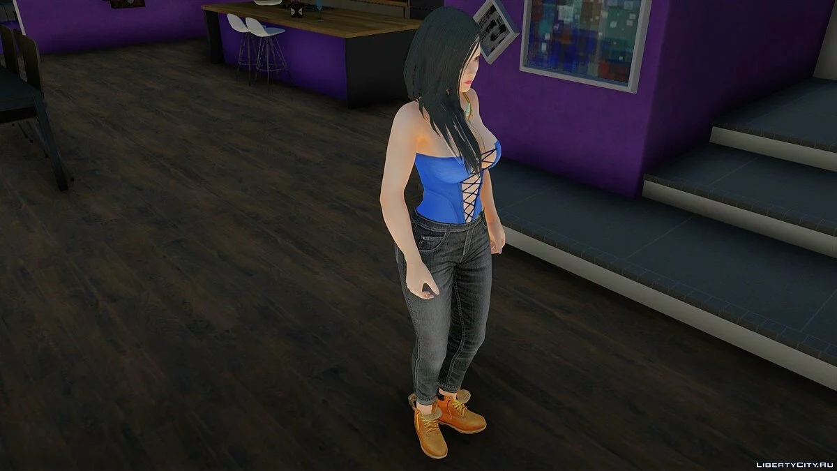 Tamaki in casual clothes v6 / GTA San Andreas