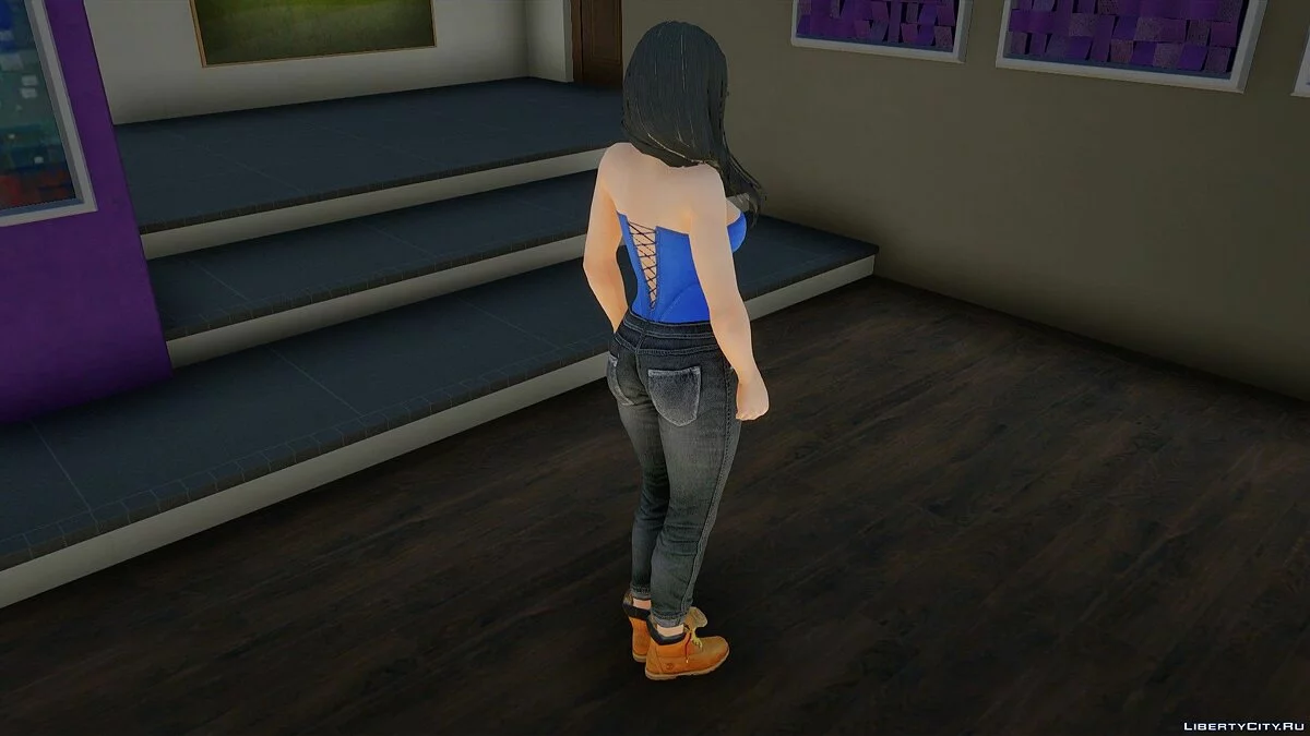 Tamaki in casual clothes v6 / GTA San Andreas
