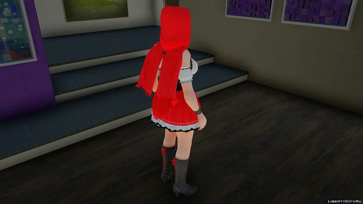Tina Armstrong in Red Riding Hood Costume from Dead or Alive 5 Last Round / GTA San Andreas