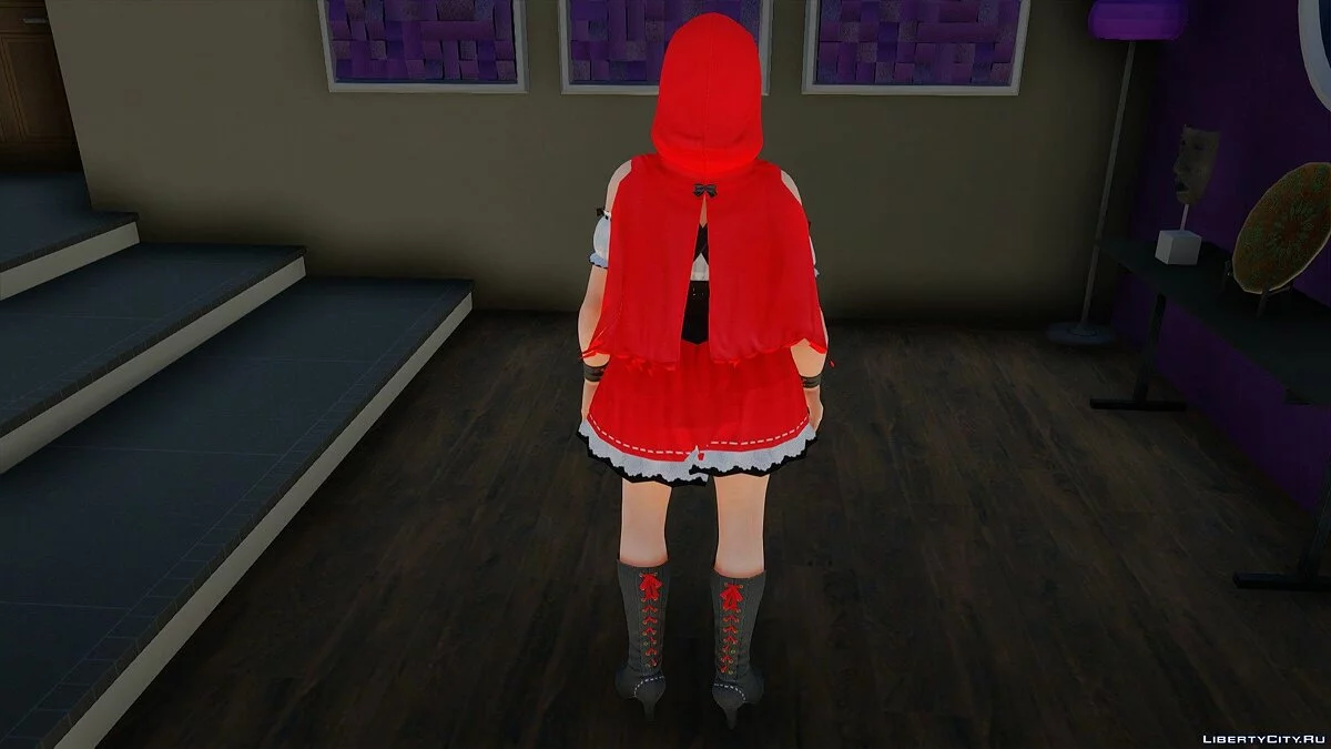 Tina Armstrong in Red Riding Hood Costume from Dead or Alive 5 Last Round / GTA San Andreas