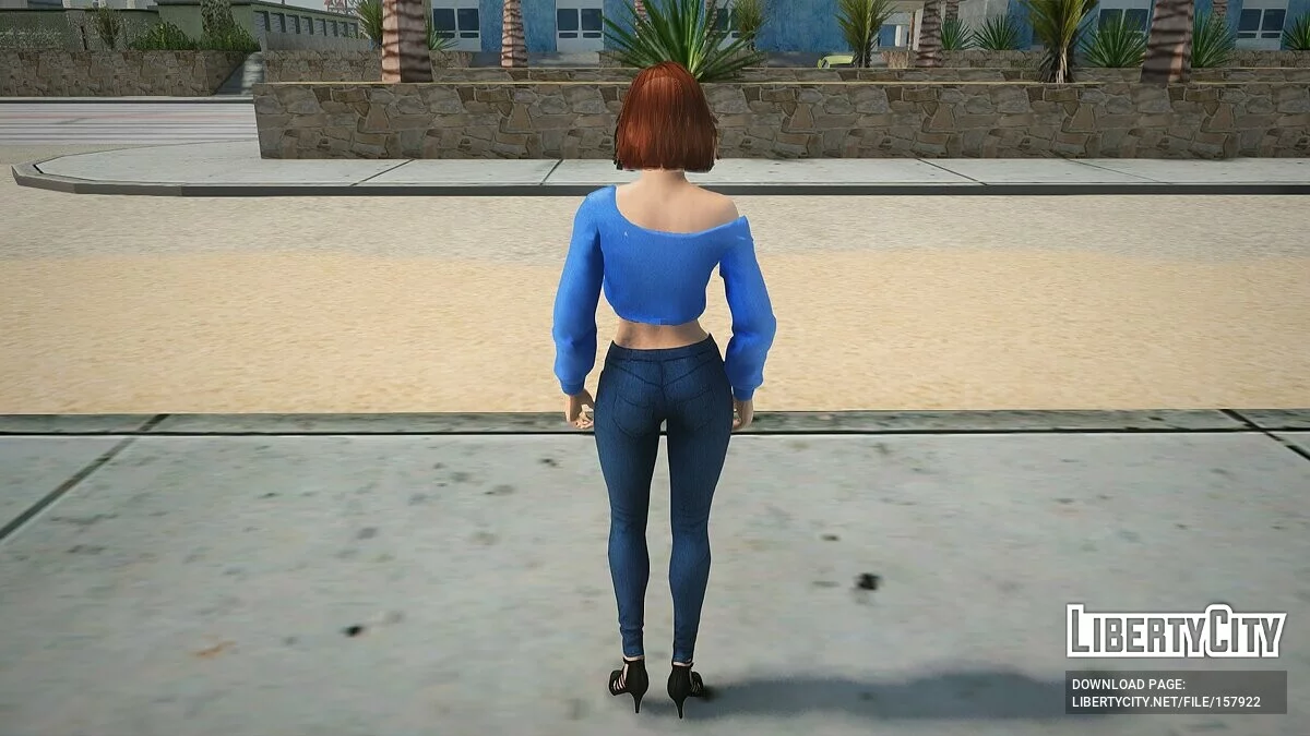 Tina Armstrong in casual clothes v5 / GTA San Andreas