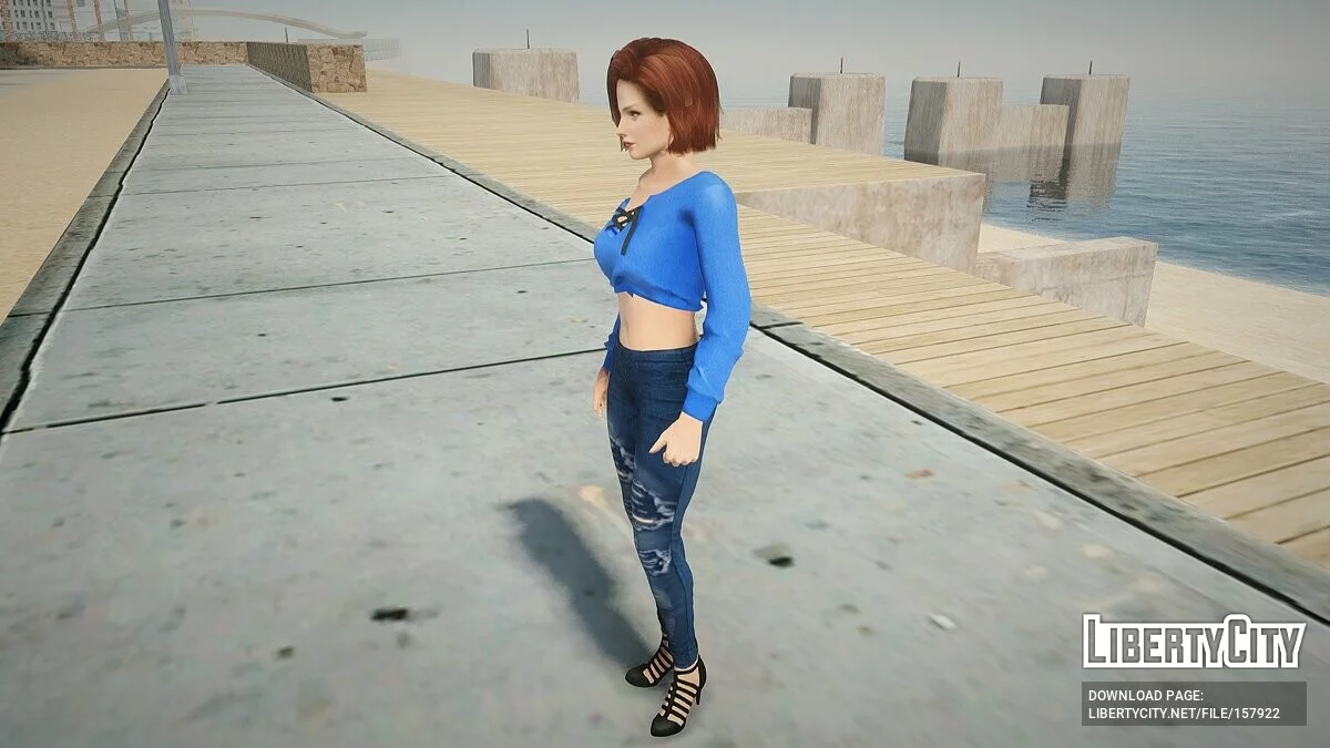 Tina Armstrong in casual clothes v5 / GTA San Andreas