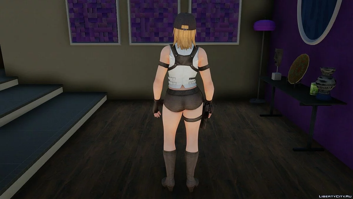 Tina Armstrong in Security Uniform from Dead or Alive 5 Ultimate / GTA San Andreas