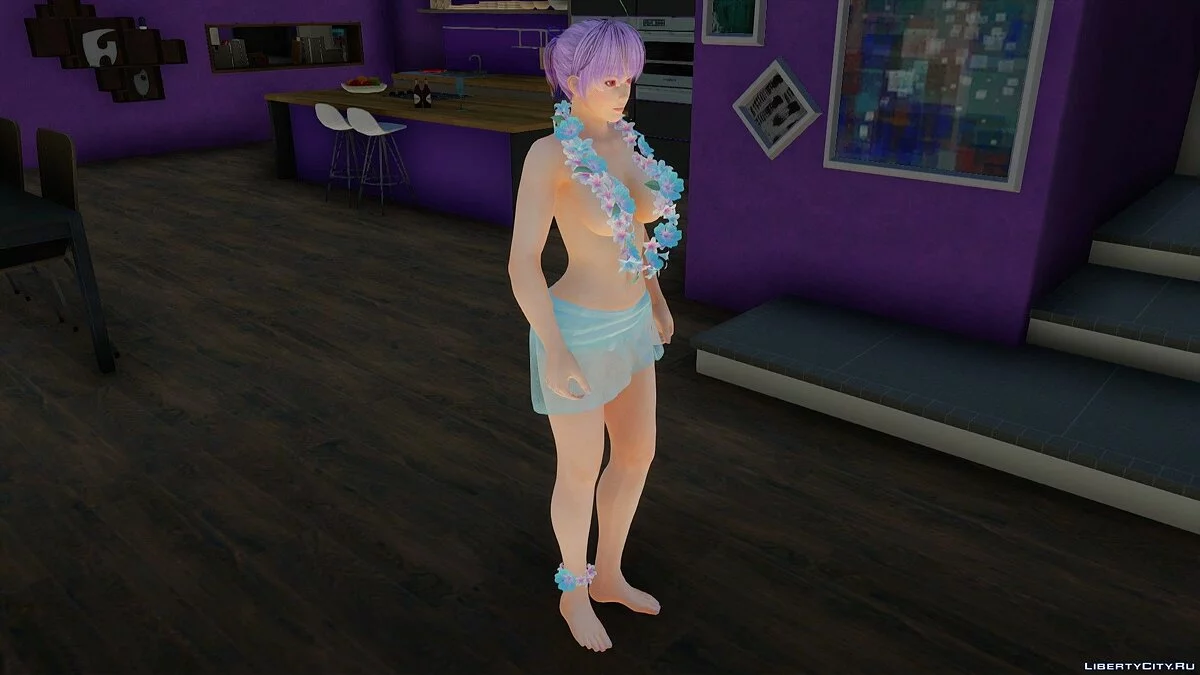 Ayane en costume hawaïen / GTA San Andreas