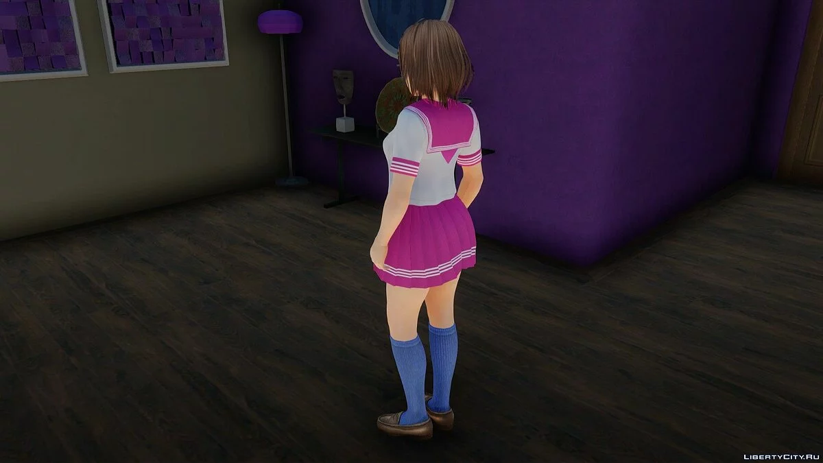 Цукусі у білому морському костюмі з Dead or Alive Xtreme Venus Vacation / GTA San Andreas