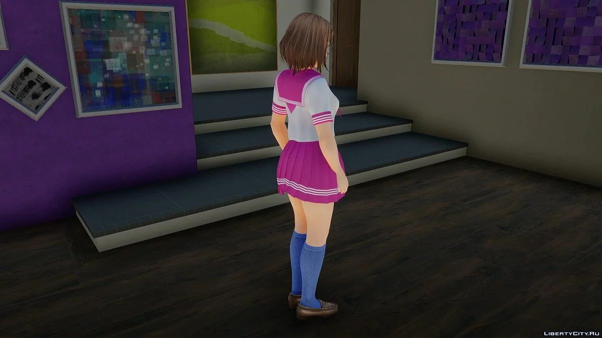 Цукусі у білому морському костюмі з Dead or Alive Xtreme Venus Vacation / GTA San Andreas