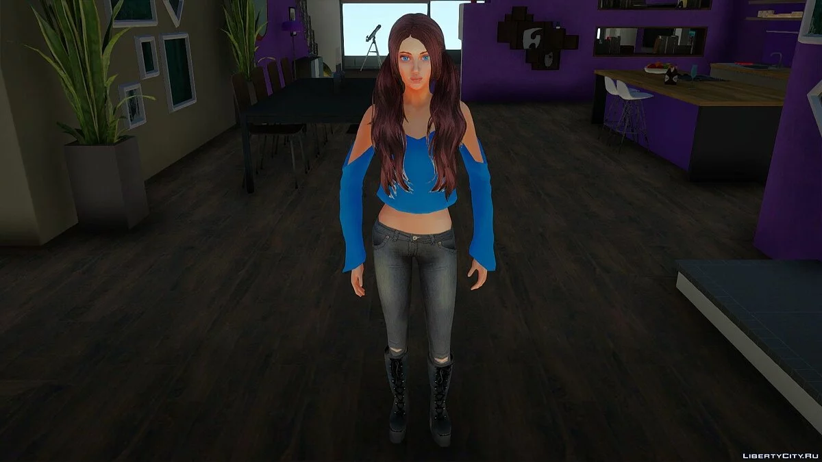 Gadis dari The Sims 4 / GTA San Andreas
