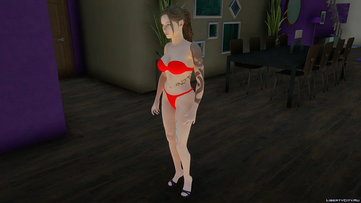 Hot Claire Redfield in Bikini / GTA San Andreas