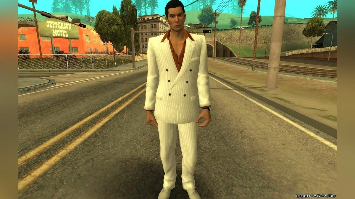 Kazuma Kiryu - Yakuza 0 / GTA San Andreas