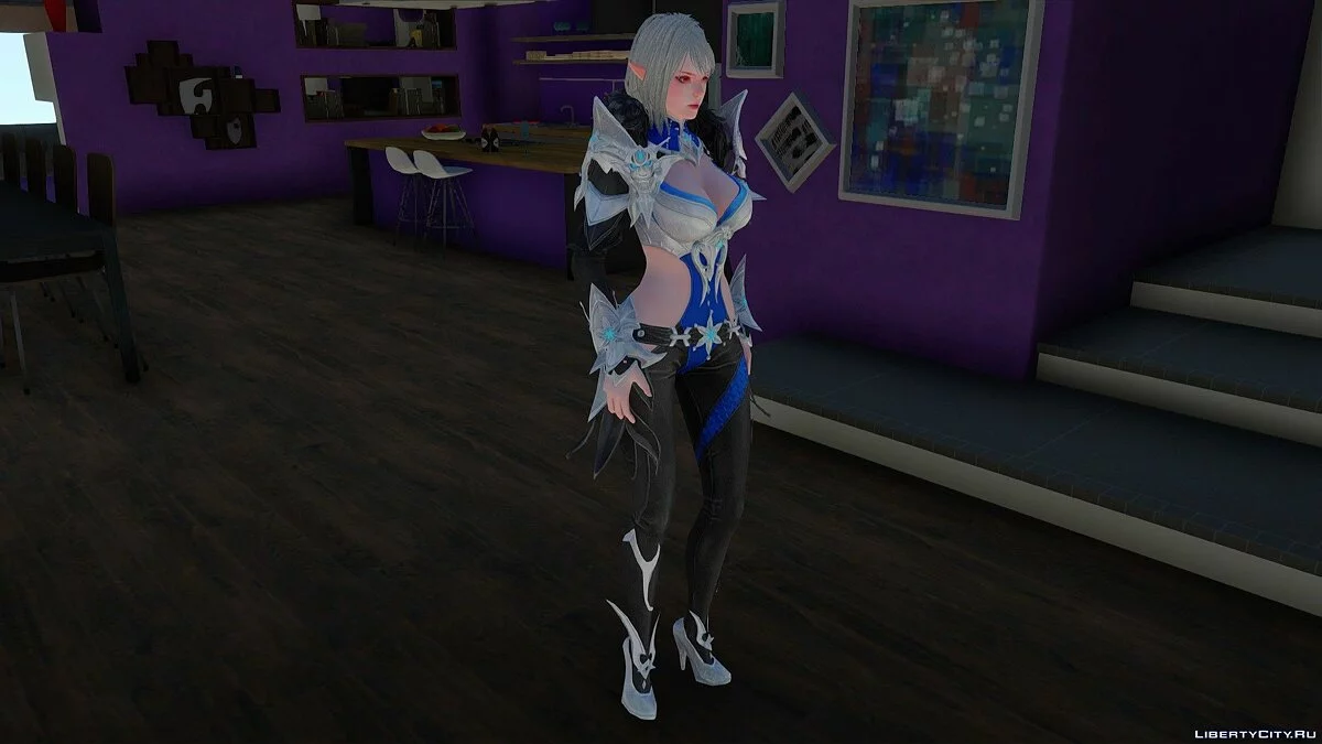 Caballero de Invierno Kamael de Lineage II / GTA San Andreas