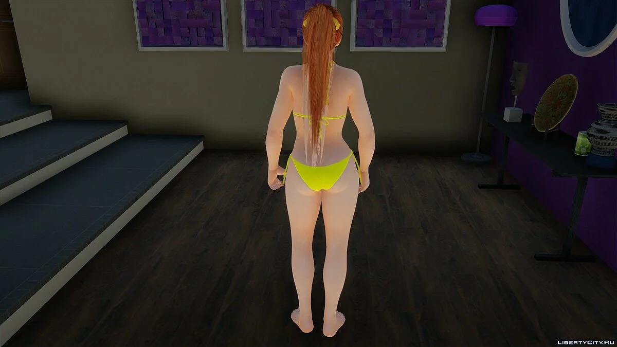 Kasumi en bikini de Dead or Alive Xtreme Venus Vacation / GTA San Andreas