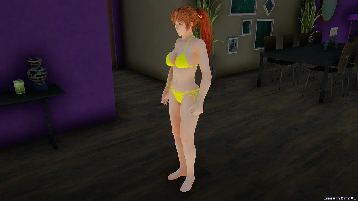 Kasumi en bikini de Dead or Alive Xtreme Venus Vacation / GTA San Andreas