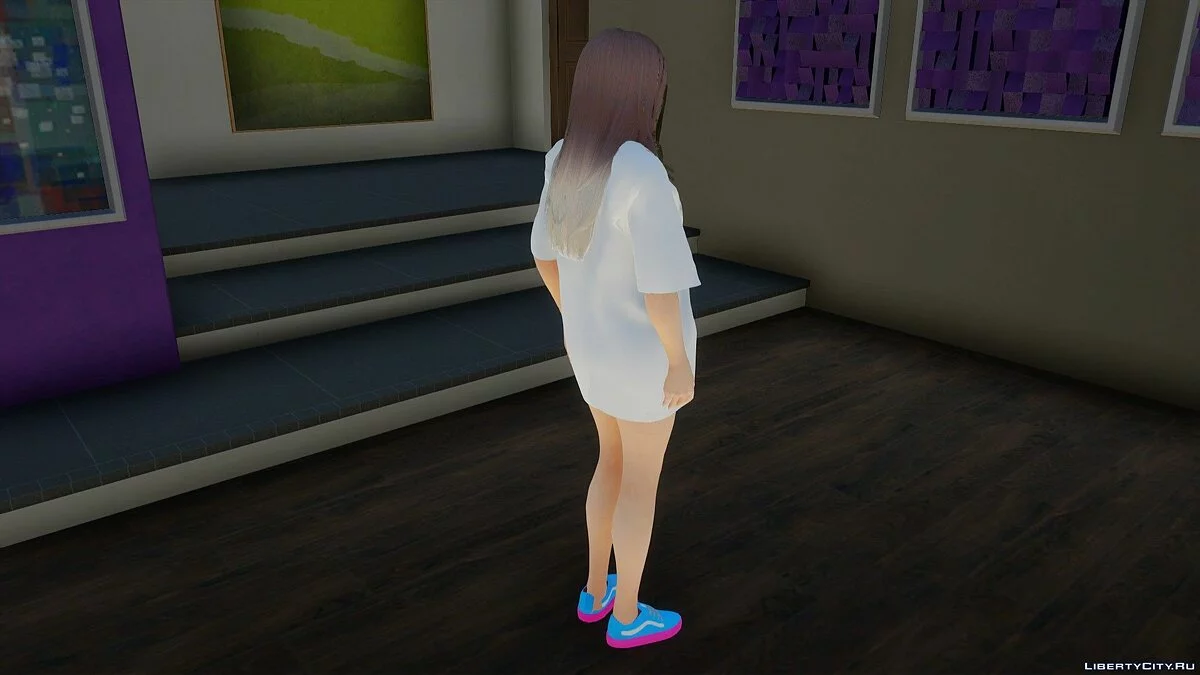 Helena Douglas im T-Shirt-Kleid / GTA San Andreas