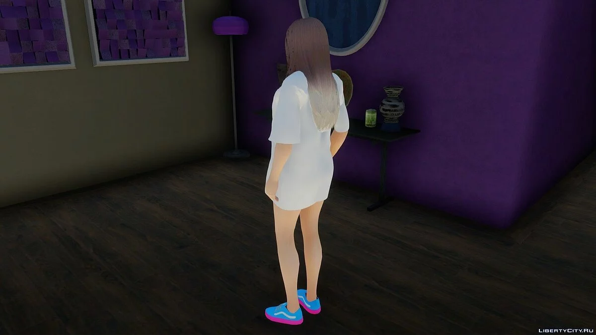 Helena Douglas im T-Shirt-Kleid / GTA San Andreas