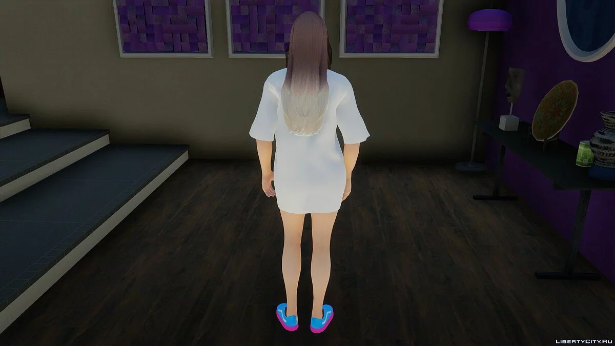 Helena Douglas im T-Shirt-Kleid / GTA San Andreas
