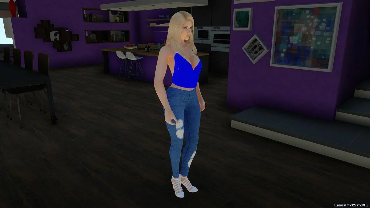Хелена Дуглас у повсякденному вбранні v18 / GTA San Andreas