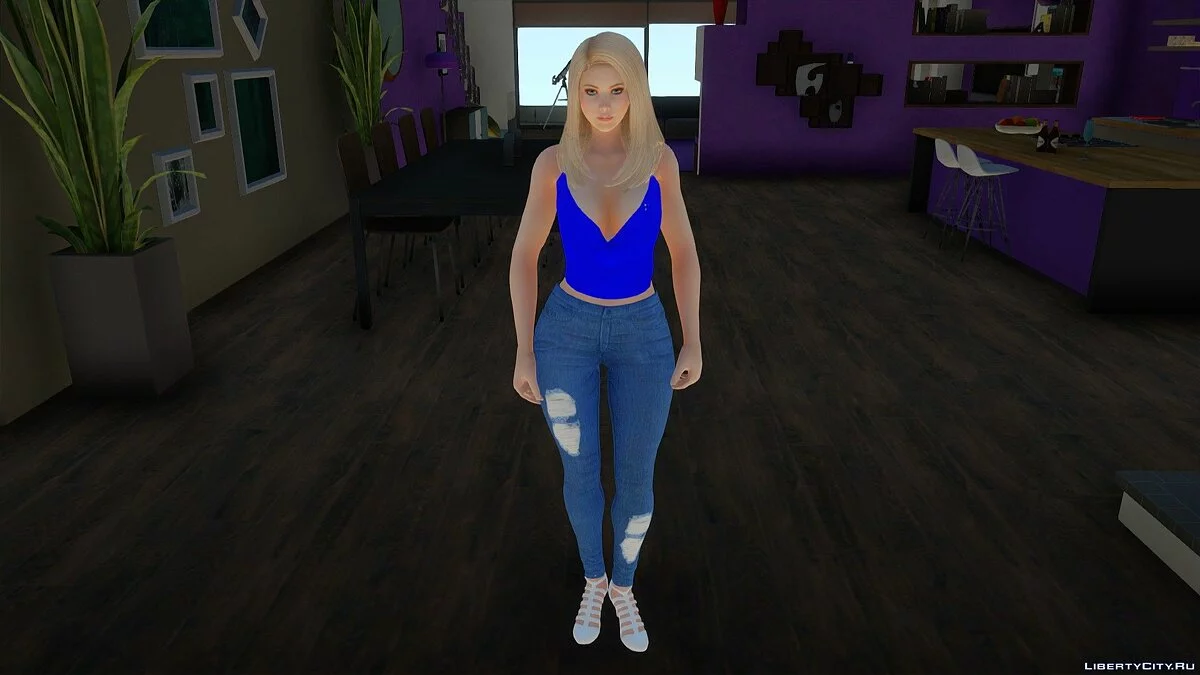 Хелена Дуглас у повсякденному вбранні v18 / GTA San Andreas