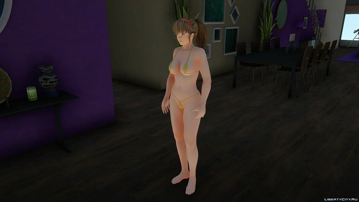 Hitomi dalam Bikini dari Dead Or Alive Xtreme Venus Vacation / GTA San Andreas