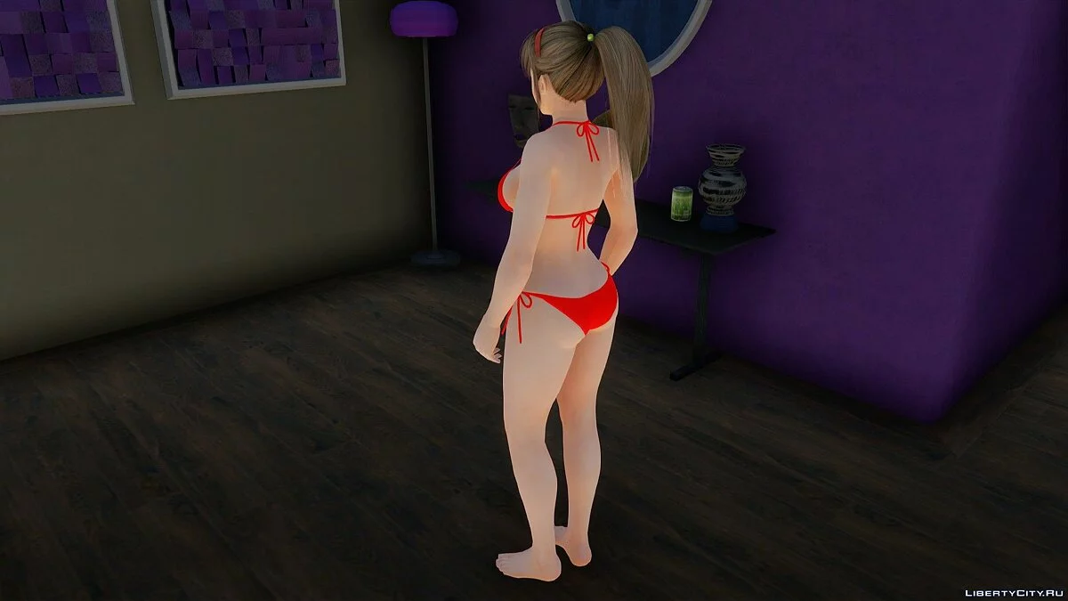Hitomi dalam bikini dari Dead or Alive Xtreme Venus Vacation / GTA San Andreas