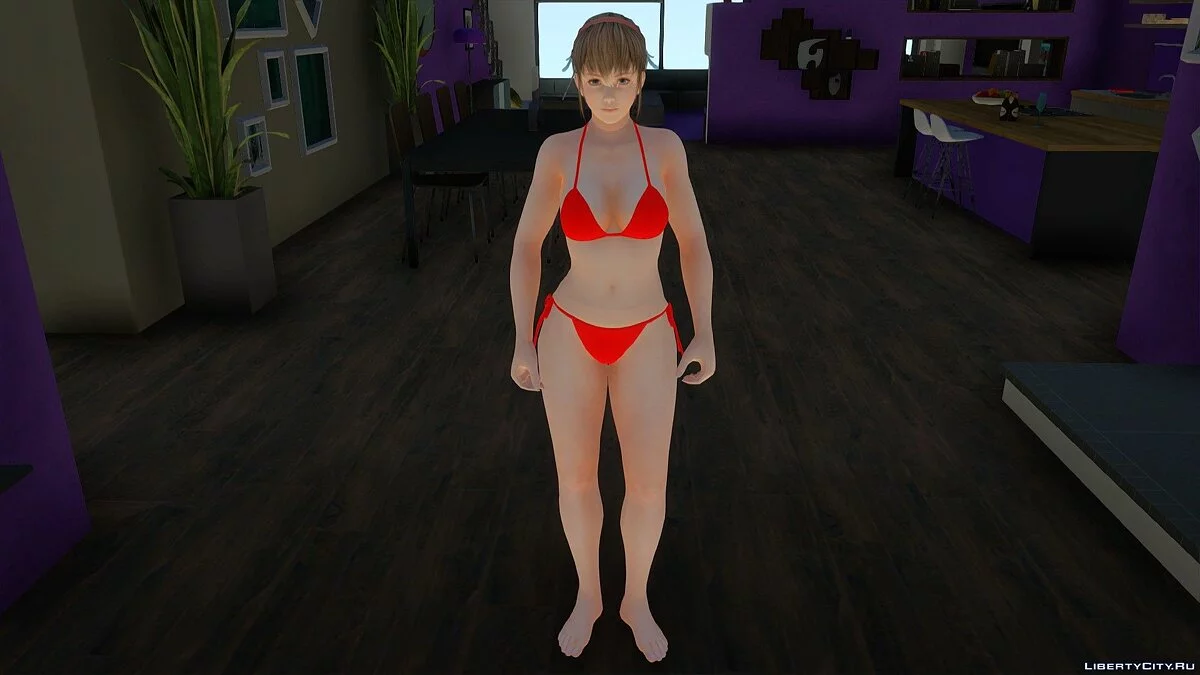 Hitomi dalam bikini dari Dead or Alive Xtreme Venus Vacation / GTA San Andreas