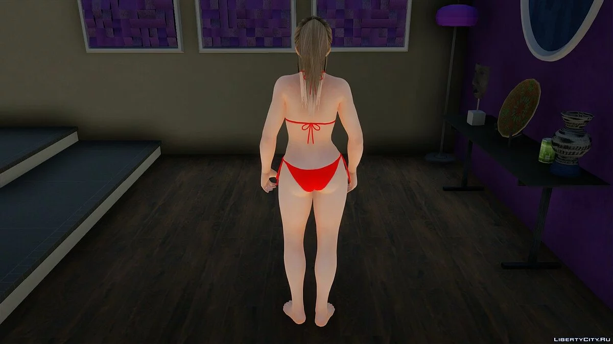 Hitomi dalam bikini dari Dead or Alive Xtreme Venus Vacation / GTA San Andreas