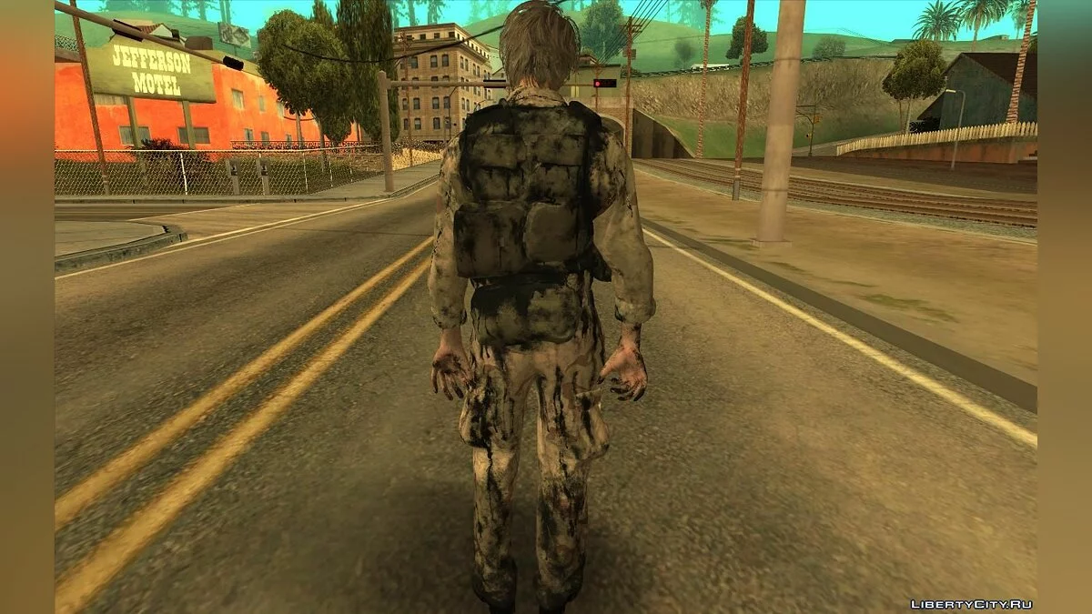 Cliff de Death Stranding / GTA San Andreas