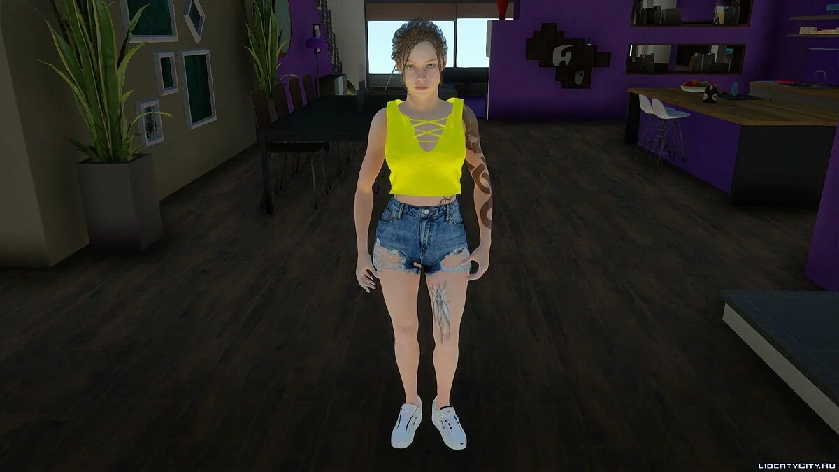 Клэр Редфілд у повсякденному одязі / GTA San Andreas