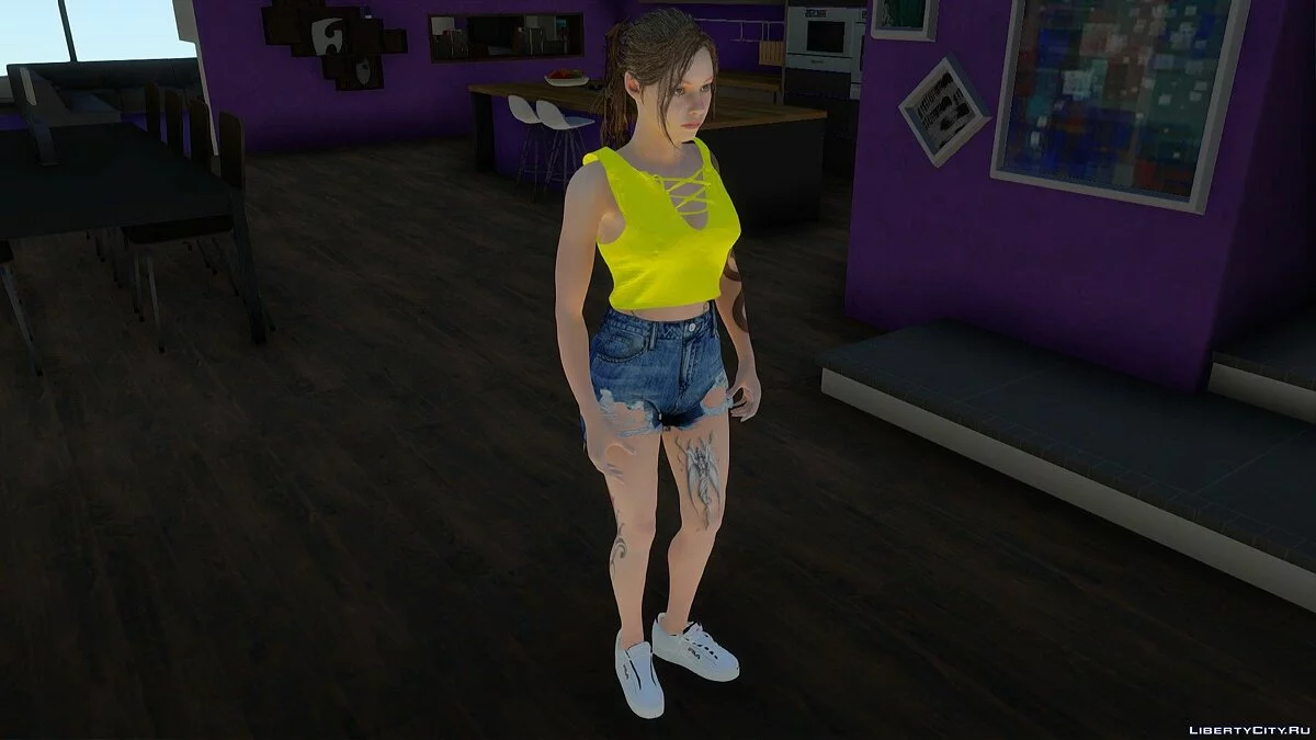 Клэр Редфілд у повсякденному одязі / GTA San Andreas