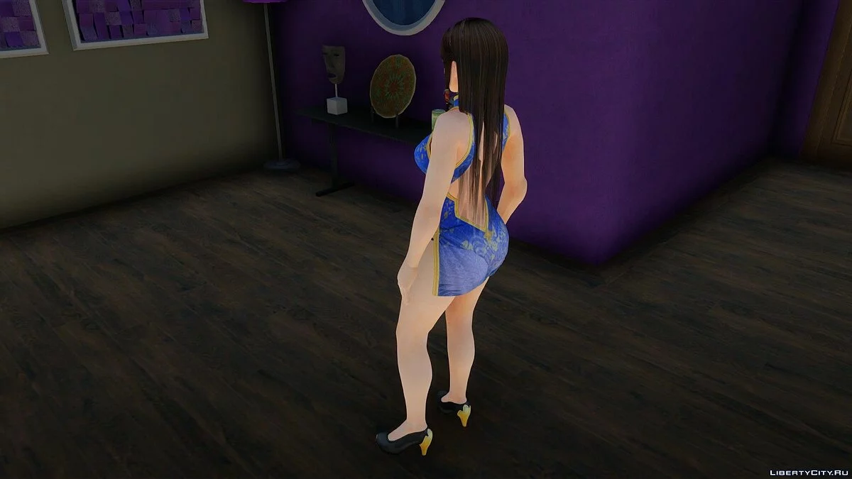 Kokoro en vestido mandarina / GTA San Andreas