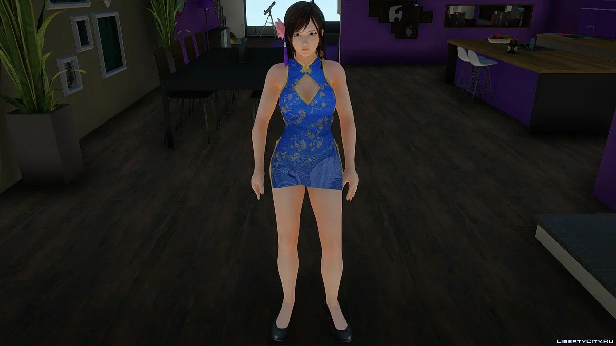 Kokoro en vestido mandarina / GTA San Andreas