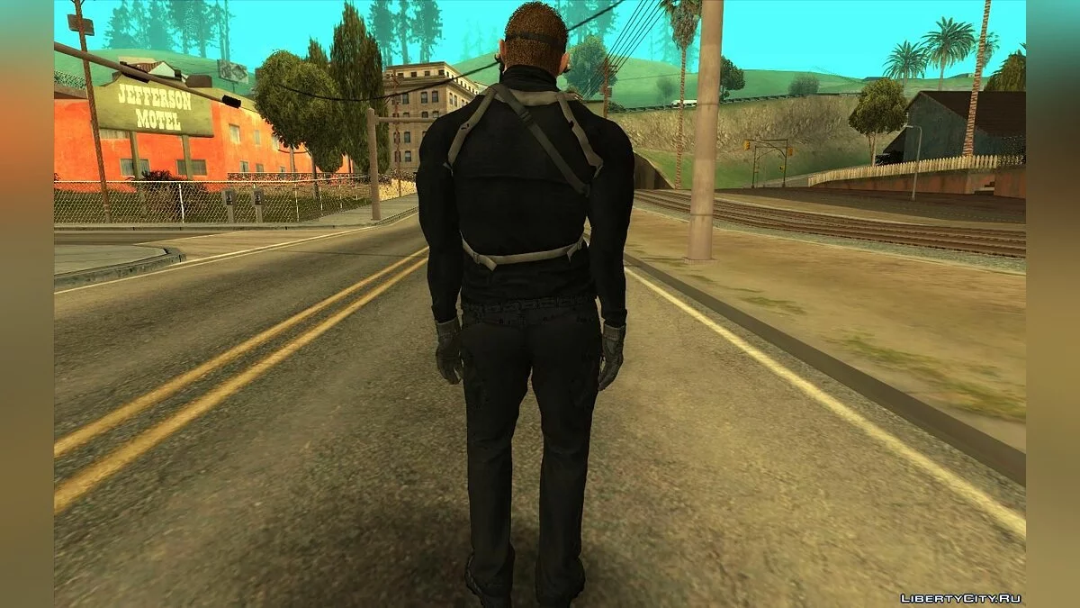 Chris Redfield dari Resident Evil 8: Village / GTA San Andreas