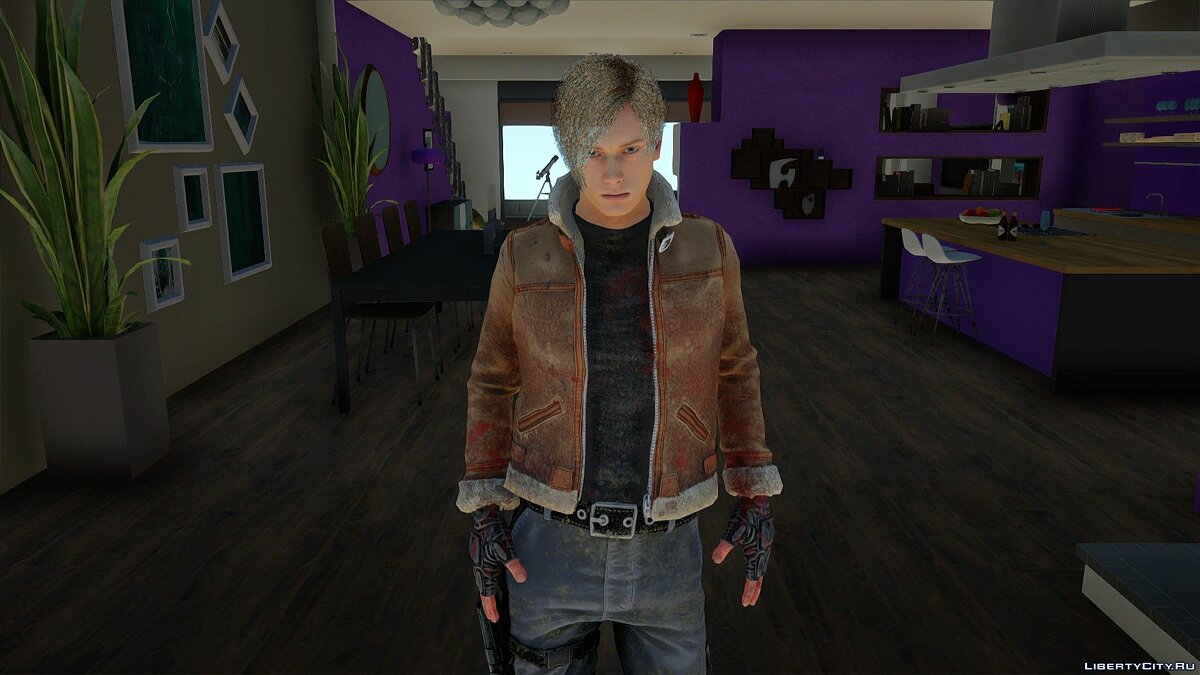 Download Leon Scott Kennedy from Resident Evil 4 for GTA San Andreas