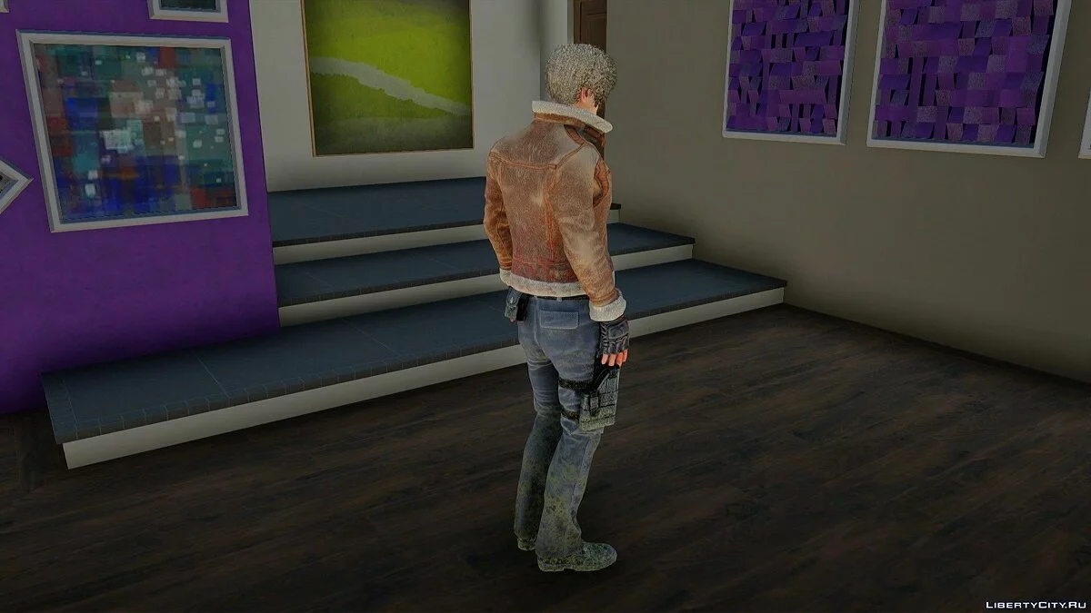 Leon Scott Kennedy de Resident Evil 4 / GTA San Andreas