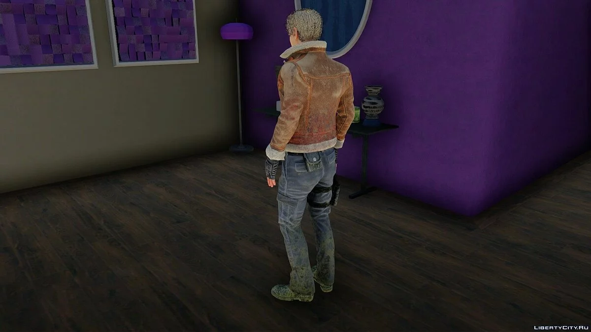 Leon Scott Kennedy de Resident Evil 4 / GTA San Andreas