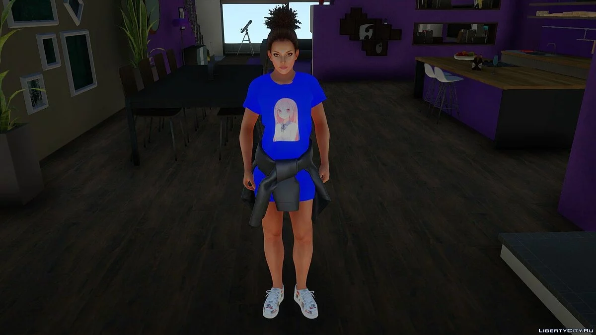 Lisa Hamilton in Casual Clothes v8 / GTA San Andreas